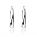 Boucles d'oreilles gouttes argenté