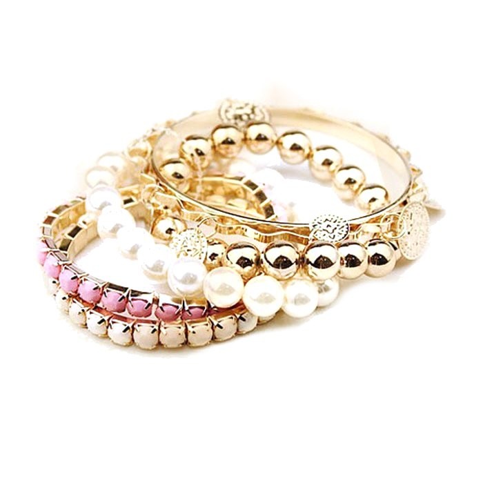 Bracelet multirang perles