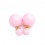Boucles d'oreilles dorées double perles Couleur Rose bonbon