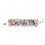 Bracelet pierres naturelles et perles de rocaille tressé Couleur Multicolore