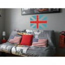 Pochoir adhésif drapeau anglais à peindre 50 cm x 50 cm